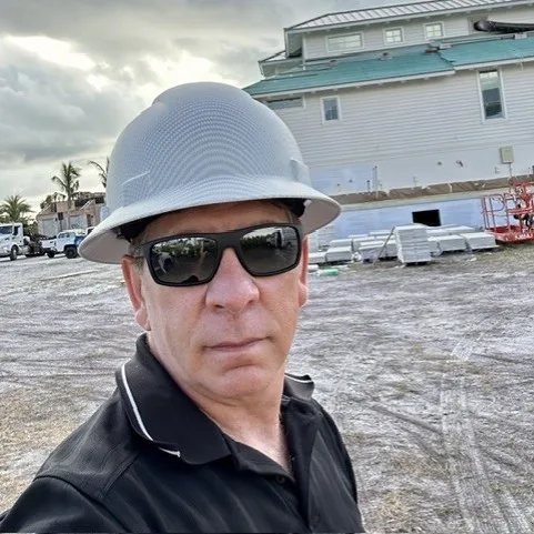 Jeff Carter, owner of Carter Electric of Southwest Florida, on a jobsite